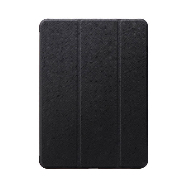 iPad Air 10.9inch (第5世代/第4世代) ケース カバー  背面クリアフラップケースClear Note ブラック（直送品）