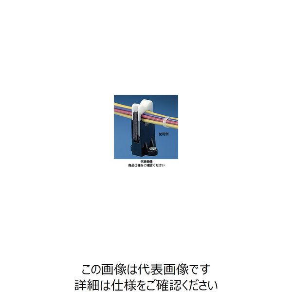 パンドウイットコーポレーション ハーネスボードアクセサリ エラスティックリテイナー RER.75-S6-X 1セット(50個:10個×5袋)（直送品）