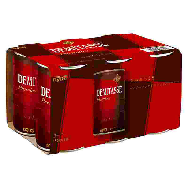 ダイドーデミタスコーヒー6缶パック（6缶×5パック×2箱＝60缶） 4904910046393 ダイドードリンコ（直送品）