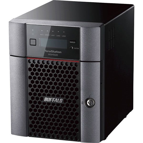 NAS（ネットワークハードディスク）8TB 4ドライブ テラステーション HDD WSH5420DN08S9 1台 バッファロー（直送品）