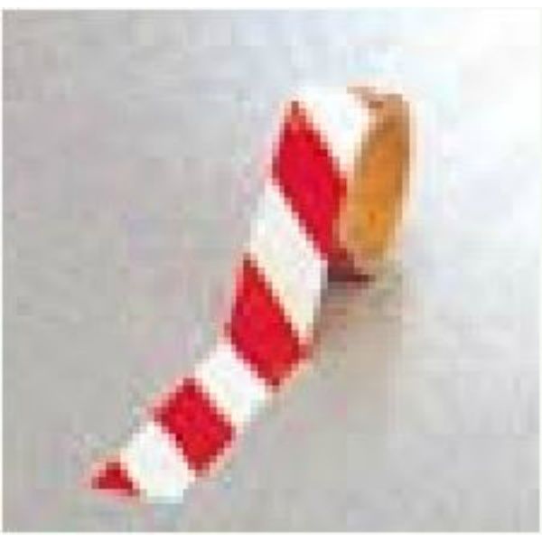 安全興業 ダイヤテープ 45mm巾 赤白 NRR-45 1セット(10巻:1巻×10個)（直送品）