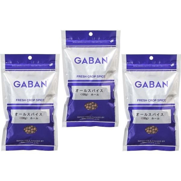 GABAN　オールスパイス（ホール） 100ｇ×3袋（GABAN ハウス食品）　22235　1セット（3個入）（直送品）