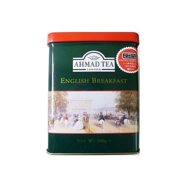 世界美食探究　AHMAD TEA　イングリッシュブレックファースト（リーフティー）　200ｇ　（直送品）