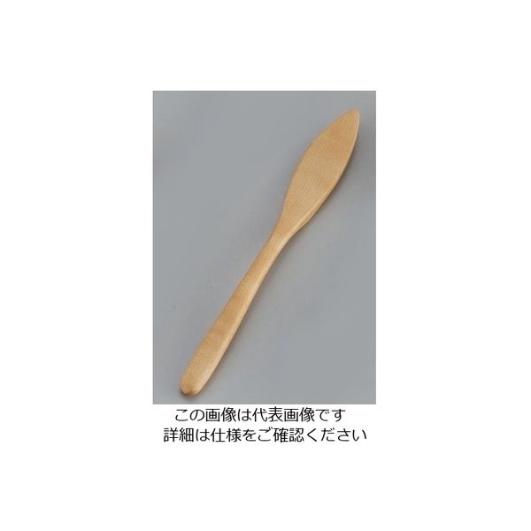 クラフト木の実 木製メープルカトラリー バターナイフ 61782 1本 62-6721-96（直送品）