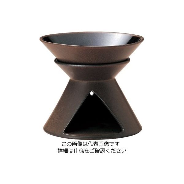 ミヤザキ食器 ルーチェ バーニャカウダポット チョコ LU0108 1個 62-6736-08（直送品）