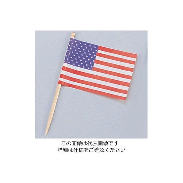 大黒工業 ランチ旗　アメリカ 62-6856-11 1ケース(200本)