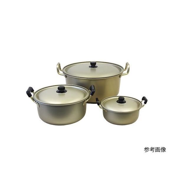 アカオアルミ しゅう酸 実用鍋(硬質) 33cm 64-4185-42 1個（直送品）