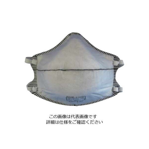 KGW DS-2防塵マスク 活性炭入 オーバーヘッド式 10枚入 KD-8007-A 820-4933（直送品）