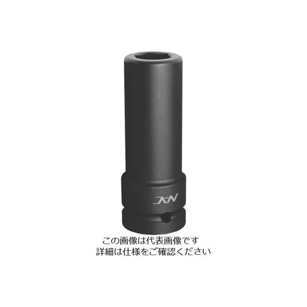 長堀工業 ナック ソケット ディープタイプ 差込角25.4x対辺22mmx100L 822100 1個 853-1204（直送品）