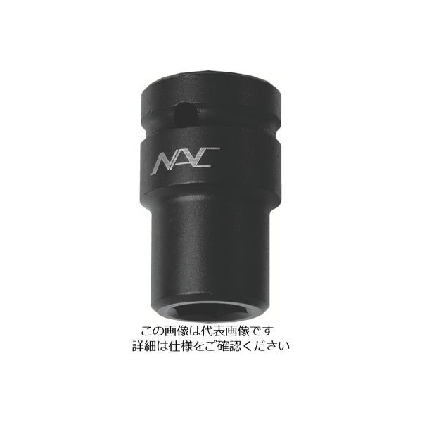 長堀工業 ナック ソケット ショートタイプ 12PT 差込角12.7x対辺10mm 410D 1個 853-0992（直送品）