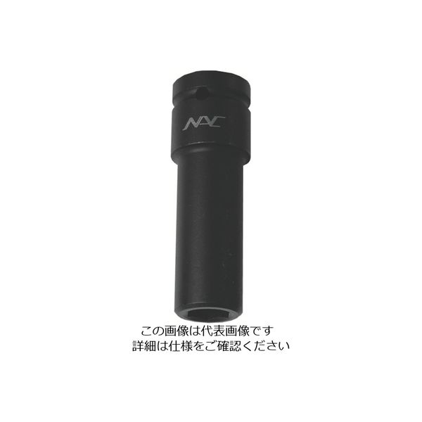 長堀工業 ナック ソケット ディープタイプ 差込角12.7x対辺13mmx100L 413100 1個 853-1003（直送品）