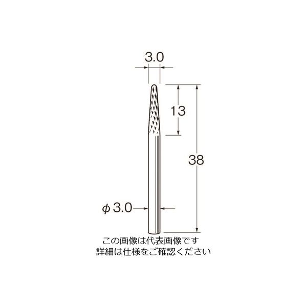 日本精密機械工作 リューター チタンアルミナコーティング超硬カッター K8018 1袋 168-4442（直送品）