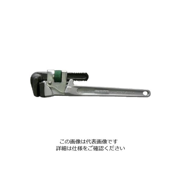 東邦工機 HIT グリーンアルミパイプレンチ 被覆管専用 300mm ALP300G 1本(1丁) 814-5154（直送品）