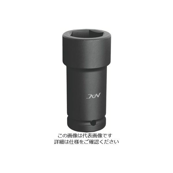 長堀工業 ナック ソケット ディープタイプ 差込角19.0x対辺27mmx100L 627100 1個 853-1135（直送品）