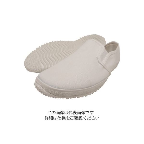 日進ゴム 日進 White Sole #310 白 25.5cm WS310W-25.5 1足 161-5797（直送品）