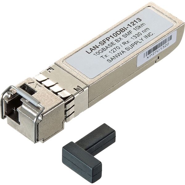 サンワサプライ BiDirectional SFPコンバータ（10Gbps） LAN-SFP10DBI-1213 1個（直送品）