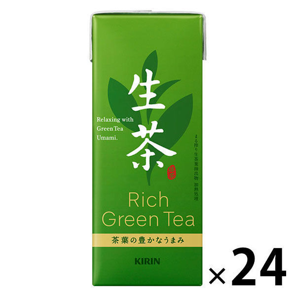 キリンビバレッジ 生茶 250ml 紙パック 1箱（24本入）（わけあり品）