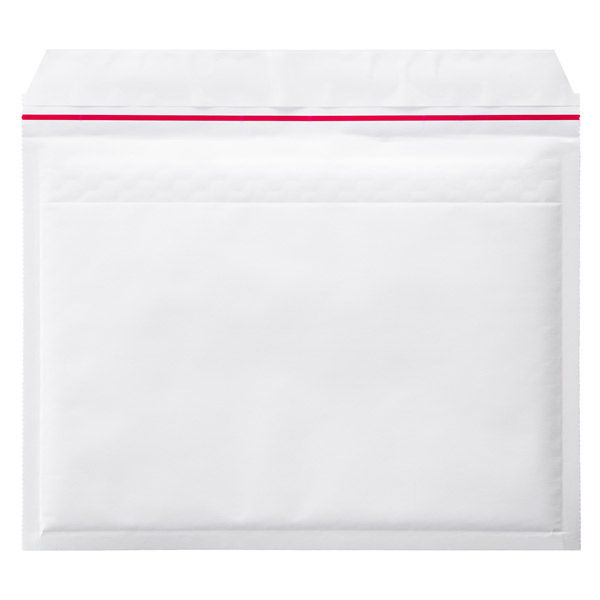クッション封筒 ポップクッション ネコポスサイズ用 白 開封テープ付き 1箱（100枚入） ユニオンキャップ