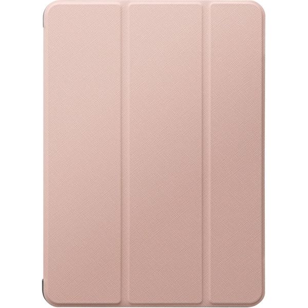 iPad Air 10.9inch (第5世代/第4世代) ケース カバー 背面クリアフラップケースClear Note ピンクベージュ（直送品）