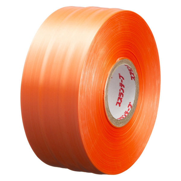タキロンシーアイ スズランテープ オレンジ 50mm×470m 1セット（5巻）