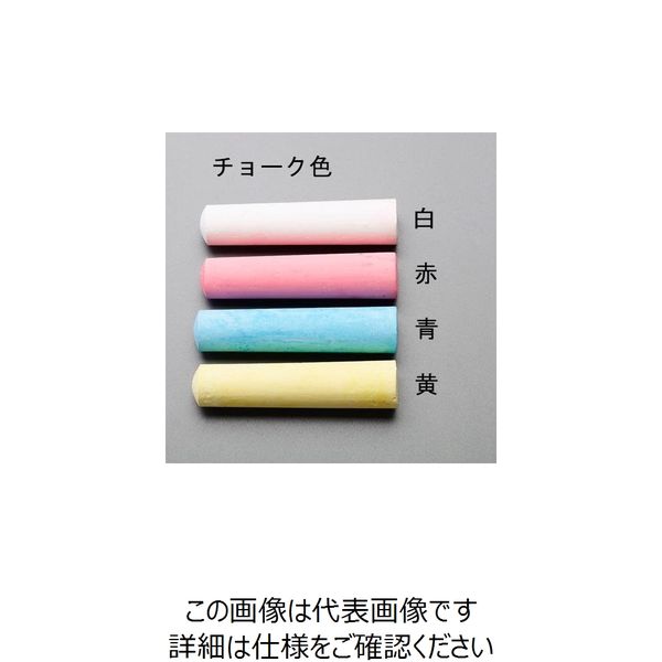 エスコ φ25x110mm 鉄道チョーク(白/144本) EA581EA-11 1セット(288本:144本×2箱)（直送品）