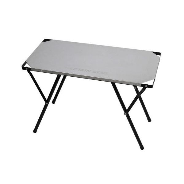 エスコ 600x300x400/265mm サイドテーブル(折畳式/ステンレス EA913YA-60 1台（直送品）
