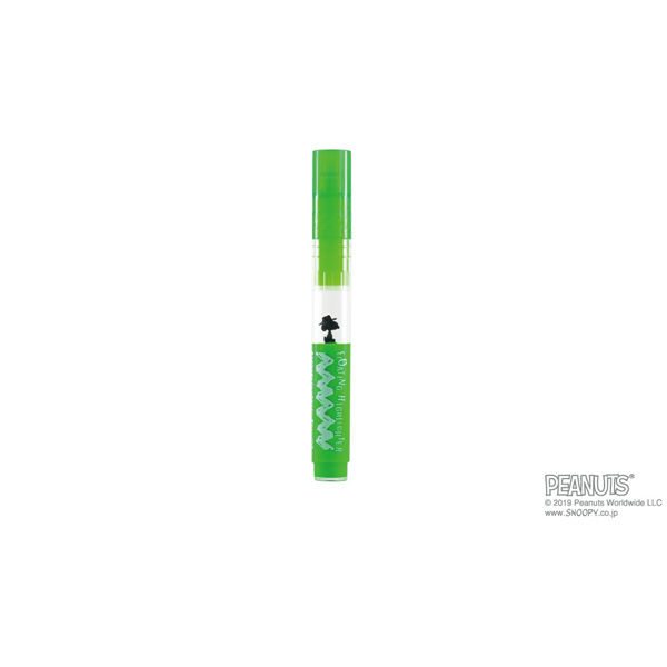 エポックケミカル フローティングハイライター スヌーピー蛍光グリーン 651-0400 1本×5（直送品）