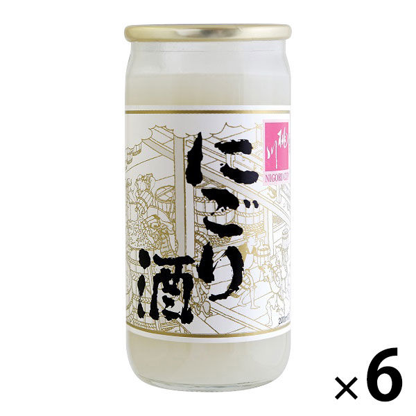桃川 にごり酒カップ 200ml×6缶  日本酒