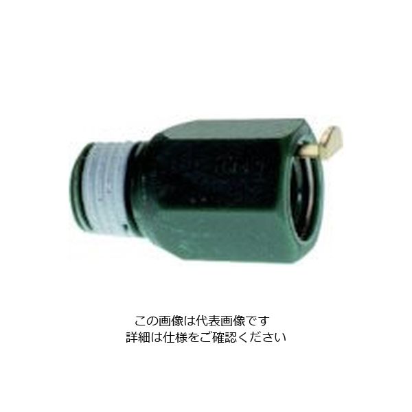 千代田通商 チヨダ タッチコネクターニップルコネクター(樹脂) 12mm・R1/2 RKN-12-04 1個 808-3996（直送品）
