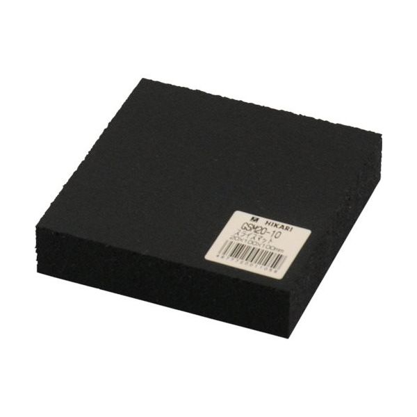 光 スライスマット 黒 10×300×300mm GSM20-10 1セット(5個) 848-6498（直送品）