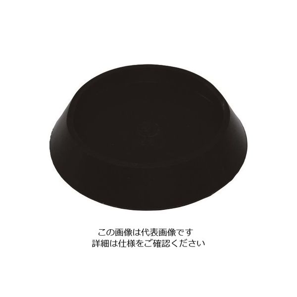 光（ヒカリ） 光 平置ゴムバラ 65mm 黒 B-G10-652 1セット（48個） 215-4290（直送品）