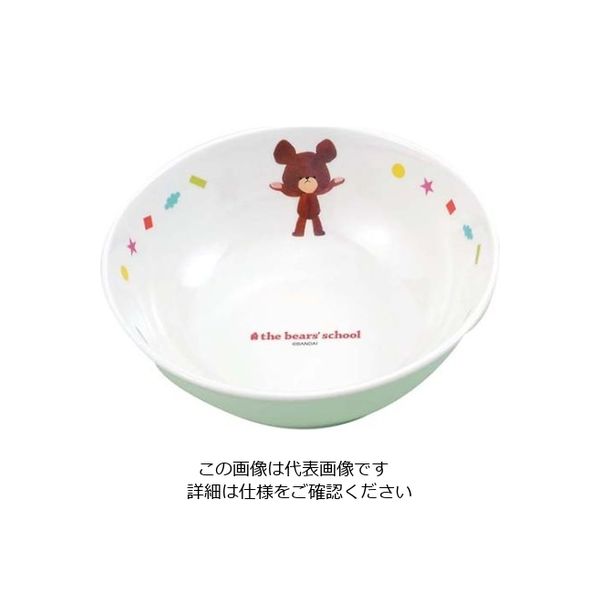 関東プラスチック工業 お子様食器 くまのがっこう ラーメン鉢 CMー51J 61-6837-13 1個（直送品）