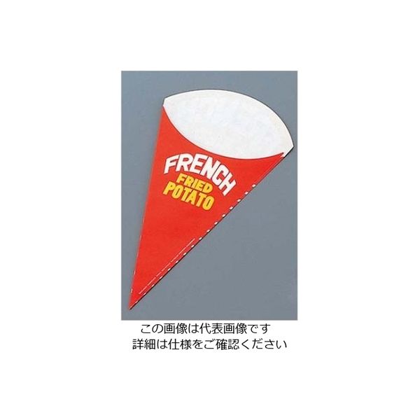 江部松商事 三角ポテト袋(3000枚入)01452 大 紙製 61-7971-97 1組(3000枚)（直送品）