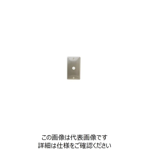 明工社 新金属プレートテレホン枠付 MLE1661-T 1個（直送品）