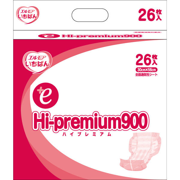 エルモアいちばん　+eHi-premium900 455171 1ケース(26枚入×4パック) カミ商事