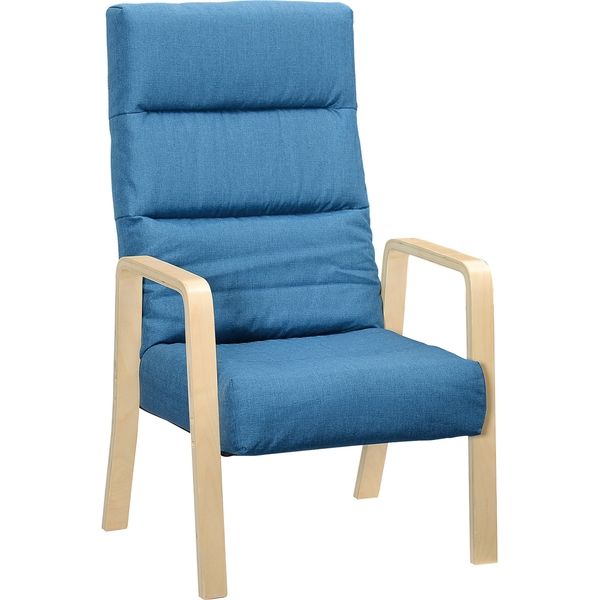 タマリビング 高座椅子 コザト ハイタイプ BU ブルー 50001963 1脚（直送品）