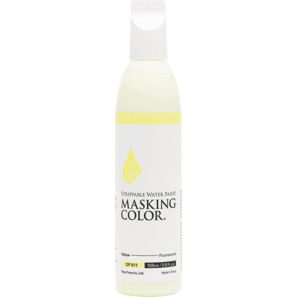 太洋塗料 MASKING COLOR マスキングカラー Lサイズ イエロー（蛍光色） OP11L 1セット（2個入）（直送品）