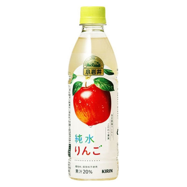 キリンビバレッジ 小岩井 純水りんご ペット 430ml×24 3314043 1ケース（24入）（直送品）