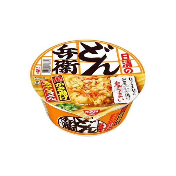 日清食品 どん兵衛 天ぷらうどん カップ 97g×12 5145219 1ケース（12入）（直送品）