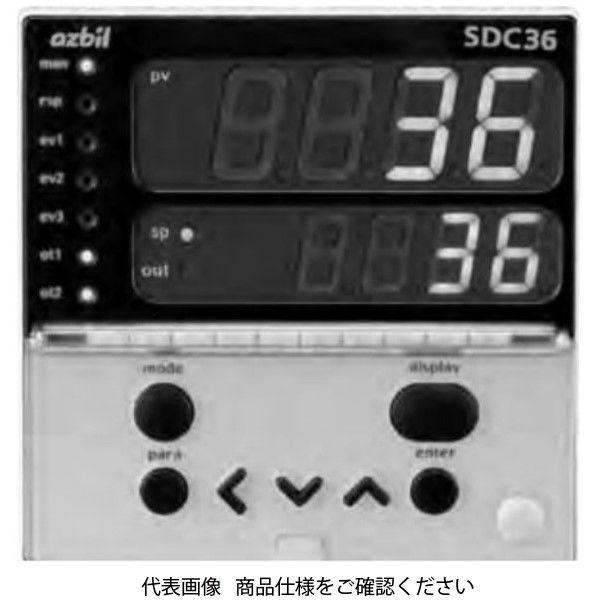 アズビル デジタル指示調節計 C36TCCUA14Y0 1個（直送品）