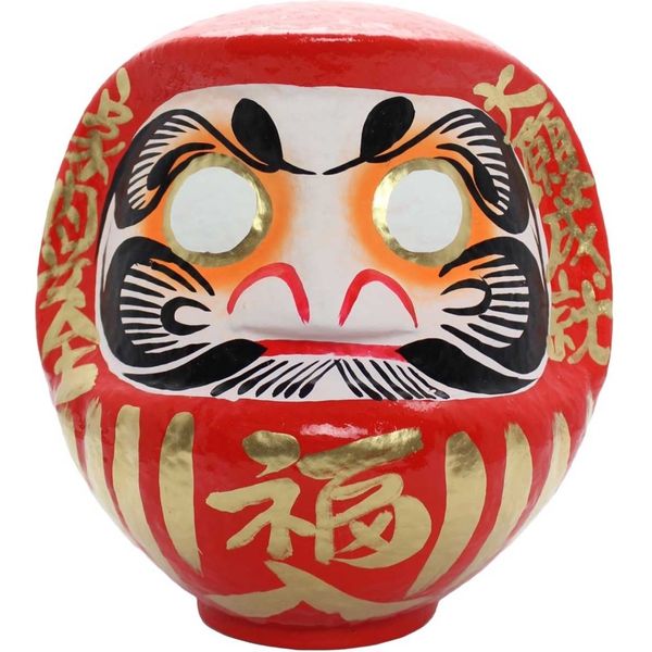 高崎だるま 赤 8号 25×21×26cm 家内安全・大願成就 DARUMA-FUKU8（直送品）