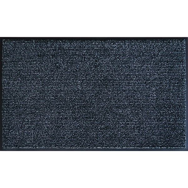 クリーンテックス・ジャパン 屋内外兼用玄関マット アイアンホース(ストライプ)ブラック・パール 75 x 90 cm BY00016 1枚