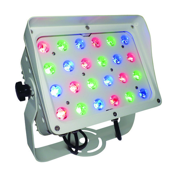 トライト LED投光器RGB15°白ボディ 簡易コントローラー付 FLOOD24ZF15W-C 1台 148-9937（直送品）