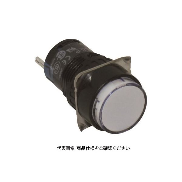 IDEC φ16丸形表示灯 AL6M-P4JW 1個 128-3744（直送品）