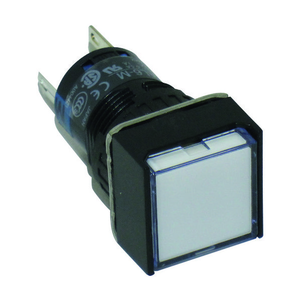 IDEC（アイデック） IDEC φ16正角形表示灯 AL6Q-P4JW 1個 128-3741（直送品）