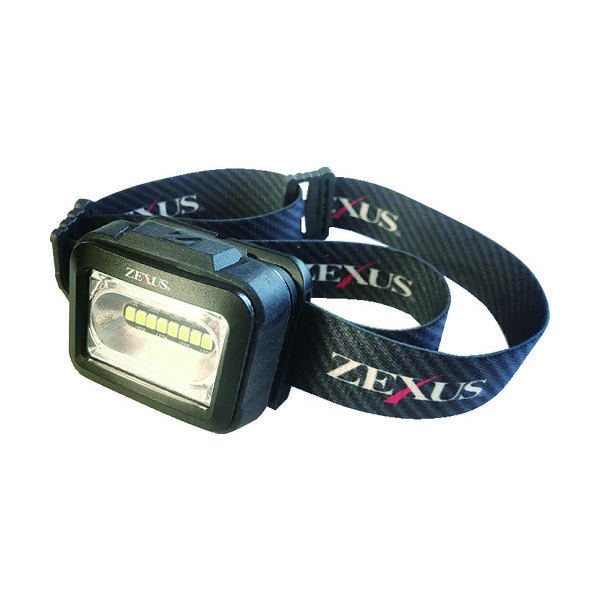冨士灯器 ZEXUS LED ヘッドライト ZXー165 明るさ240lm 12h ZX-165 1個 160-6415（直送品）