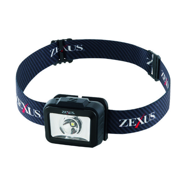 冨士灯器 ZEXUS LED ヘッドライト ZXー160 明るさ230lm 約4(強)/約50(弱)h ZX-160 1個 160-6414（直送品）