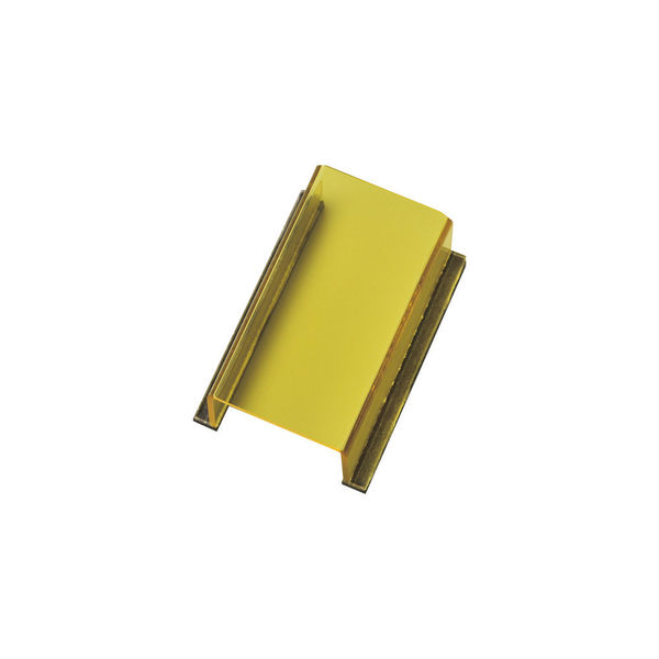 緑十字 スイッチカバー標識 透明黄無地タイプ スイッチカバーZY 80×40×34mm アクリル製 088021 160-5696（直送品）