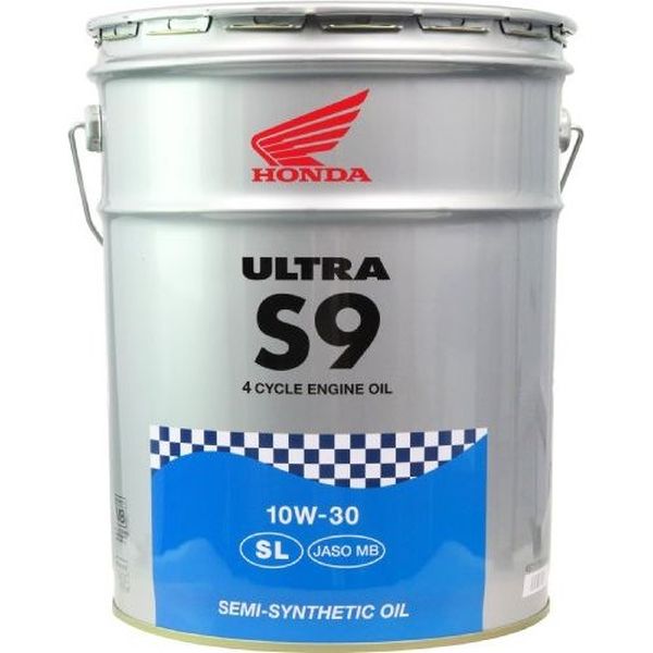 ホンダ（HONDA） 純正オイル ULTRA S9 ウルトラ S9 10W-30 SL 部分化学合成油 20L（直送品）