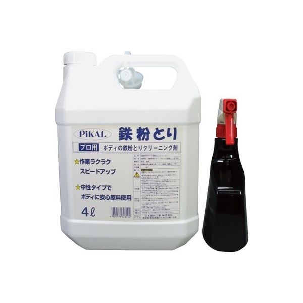 ピカール鉄粉とり 空容器、スプレーガン、専用スポンジ 62810 日本磨料工業（直送品）